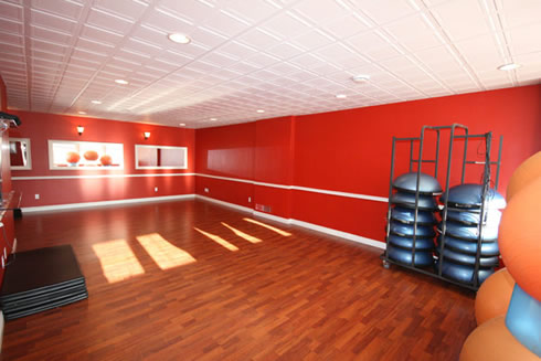 Group exercise studio